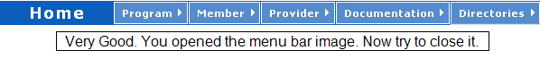Exercise to open and close images