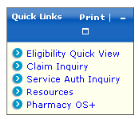 Quick Links pod